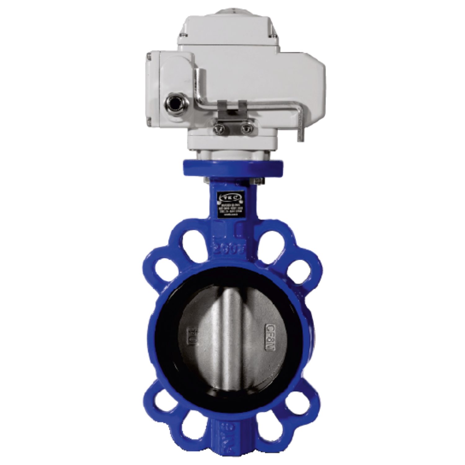 Robinet fluture cu acționare electrică la 220 V - 100 mm